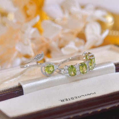 Imperial Peridot Band - Gold - Plated - Abbott Atelier
