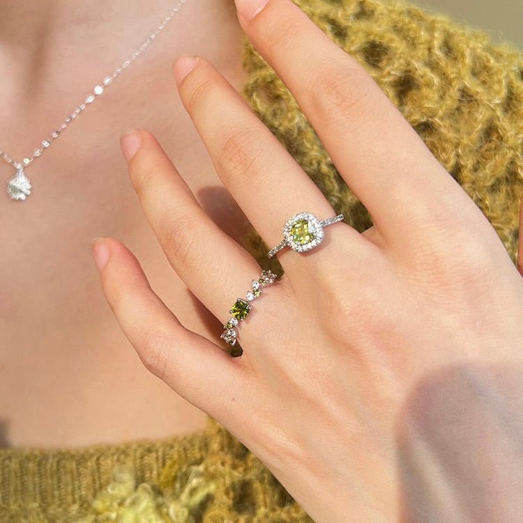 Imperial Peridot Ring - Gold - Plated - Abbott Atelier