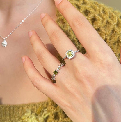 Imperial Peridot Ring - Gold - Plated - Abbott Atelier