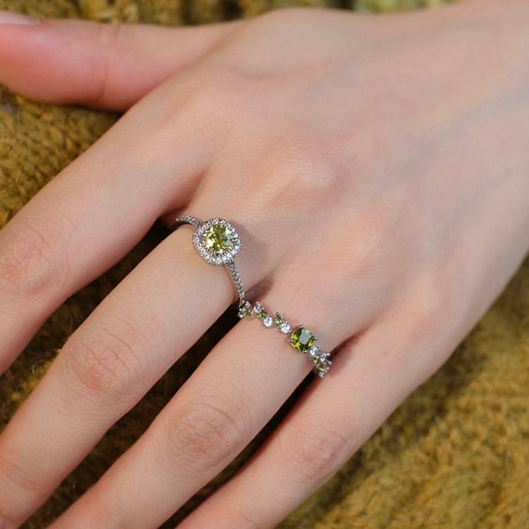 Imperial Peridot Ring - Gold - Plated - Abbott Atelier