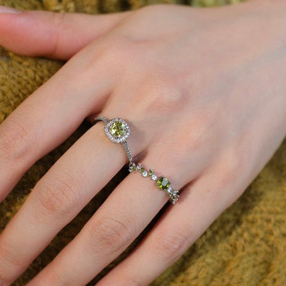 Imperial Peridot Ring - Gold - Plated - Abbott Atelier