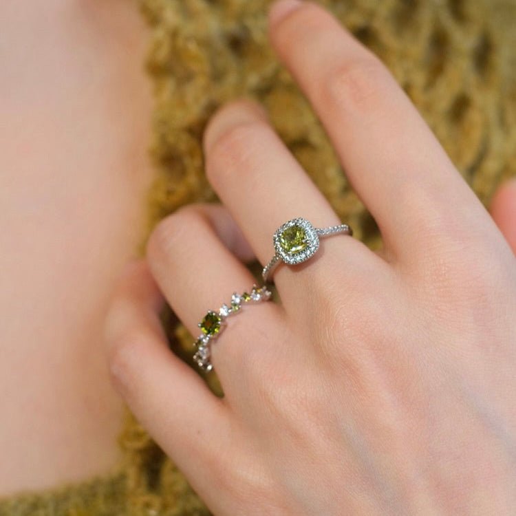 Imperial Peridot Ring - Gold - Plated - Abbott Atelier