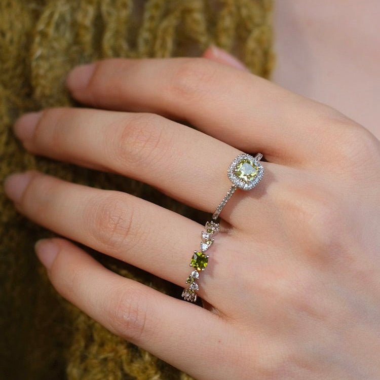 Imperial Peridot Ring - Gold - Plated - Abbott Atelier