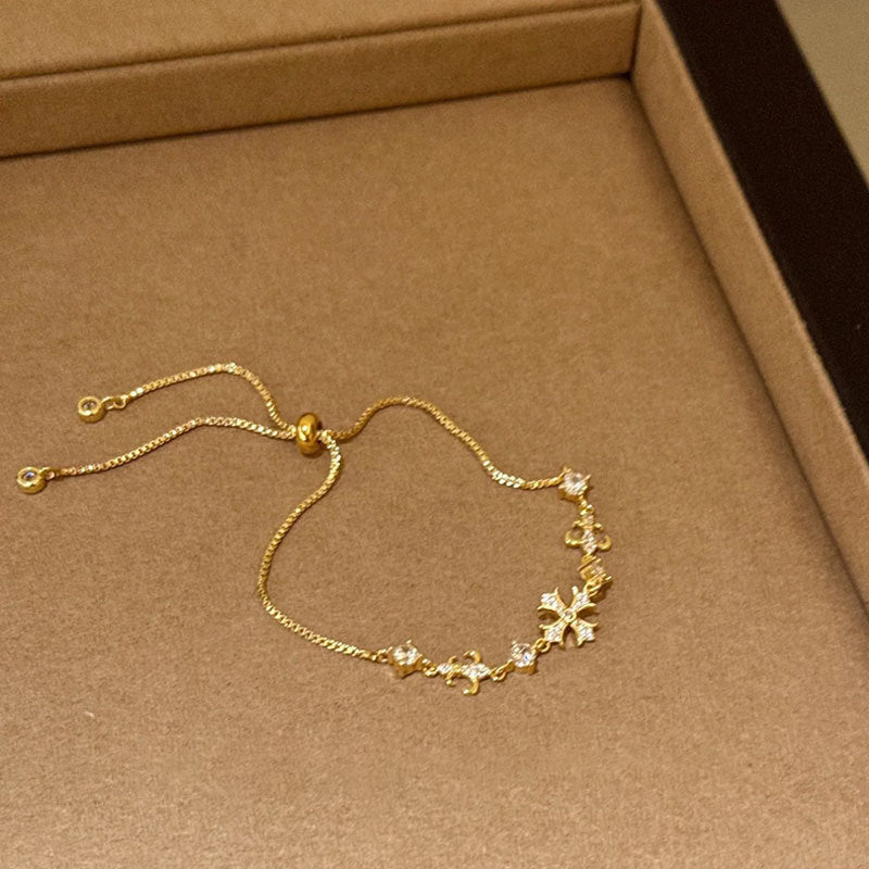 Iris Benediction Bracelet - Gold Plated - Abbott Atelier