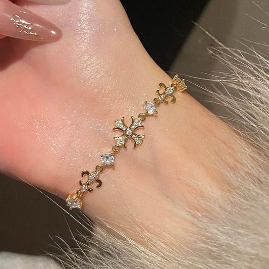 Iris Benediction Bracelet - Gold Plated - Abbott Atelier