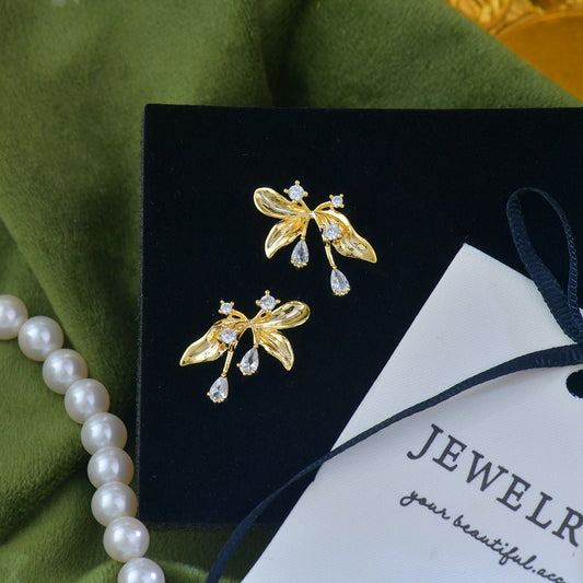 Iris Earrings in Gold - Hypoallergenic - Abbott Atelier