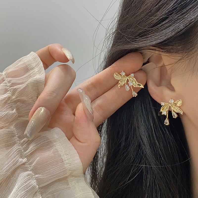 Iris Earrings in Gold - Hypoallergenic - Abbott Atelier