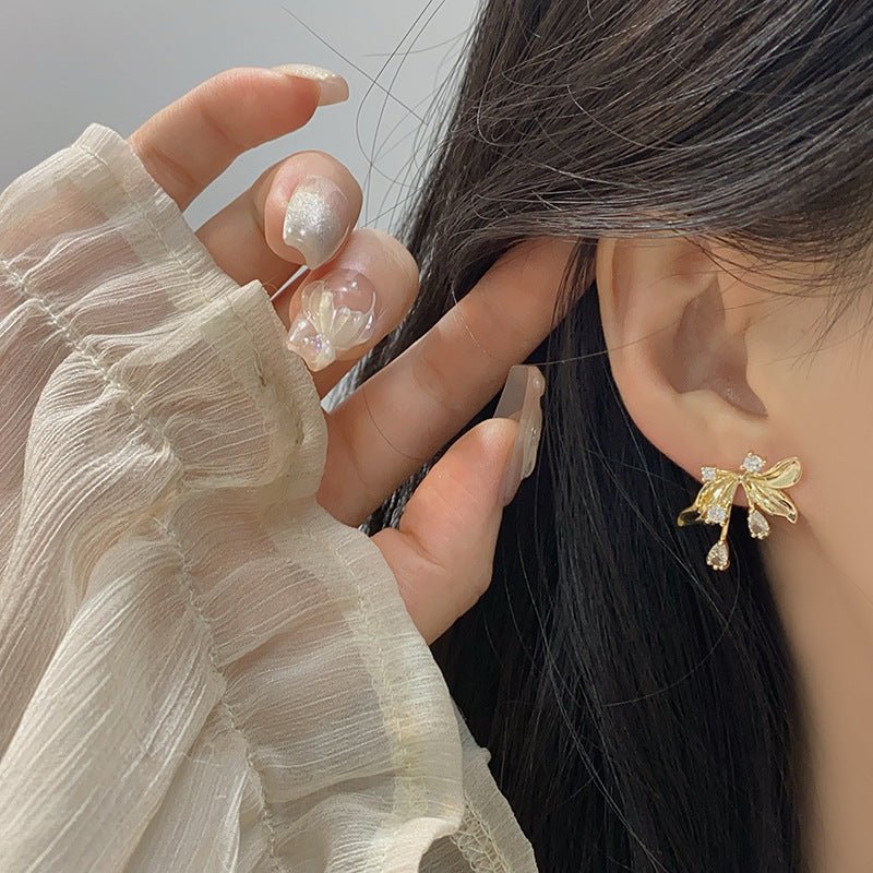 Iris Earrings in Gold - Hypoallergenic - Abbott Atelier