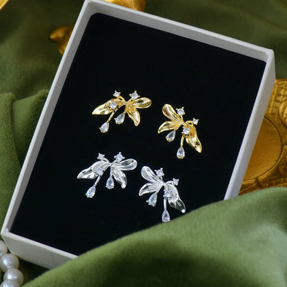 Iris Earrings in Silver - Hypoallergenic - Abbott Atelier