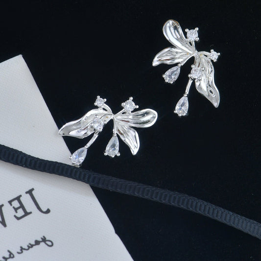 Iris Earrings in Silver - Hypoallergenic - Abbott Atelier