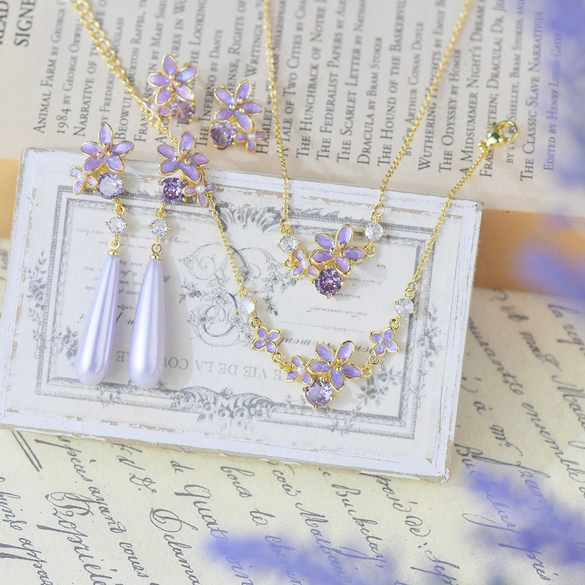 Lilac Blossom Bracelet - Gold Plated - Abbott Atelier