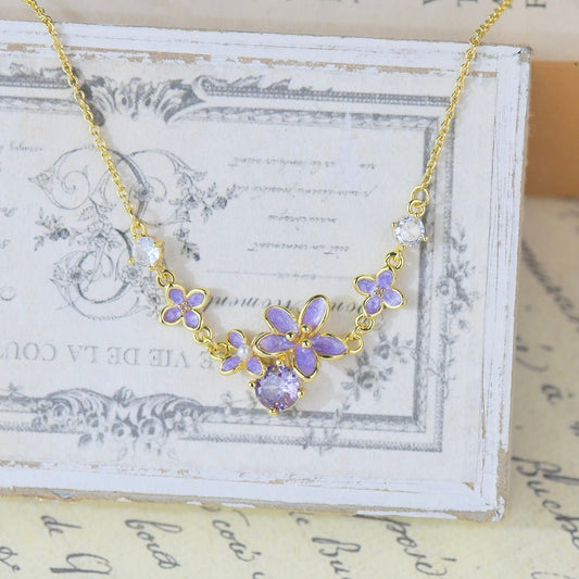 Lilac Blossom Bracelet - Gold Plated - Abbott Atelier