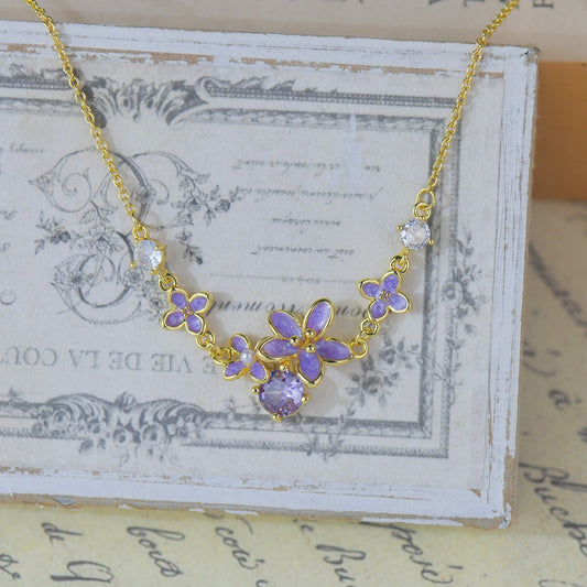 Lilac Blossom Bracelet - Gold Plated - Abbott Atelier