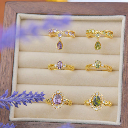 Lilac Laurel Ring - Gold - Plated - Abbott Atelier