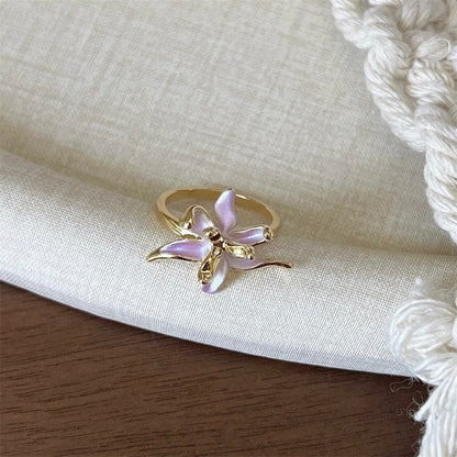 Lily of Rosewater Ring - Gold - Plated - Abbott Atelier