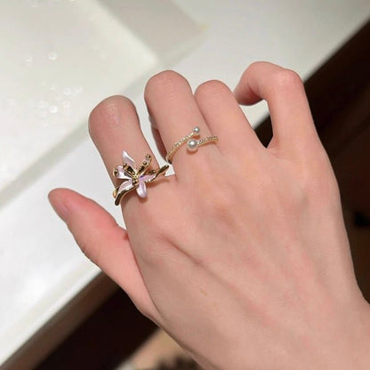 Lily of Rosewater Ring - Gold - Plated - Abbott Atelier