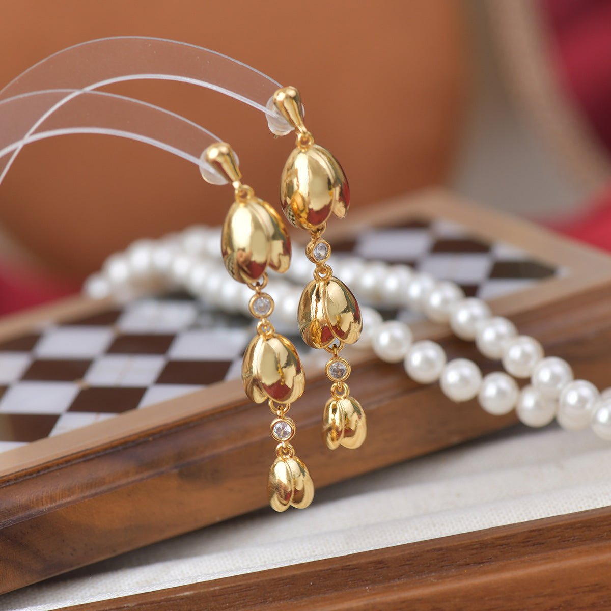 Lily of the Valley Drop Earrings - Hypoallergenic - Abbott Atelier