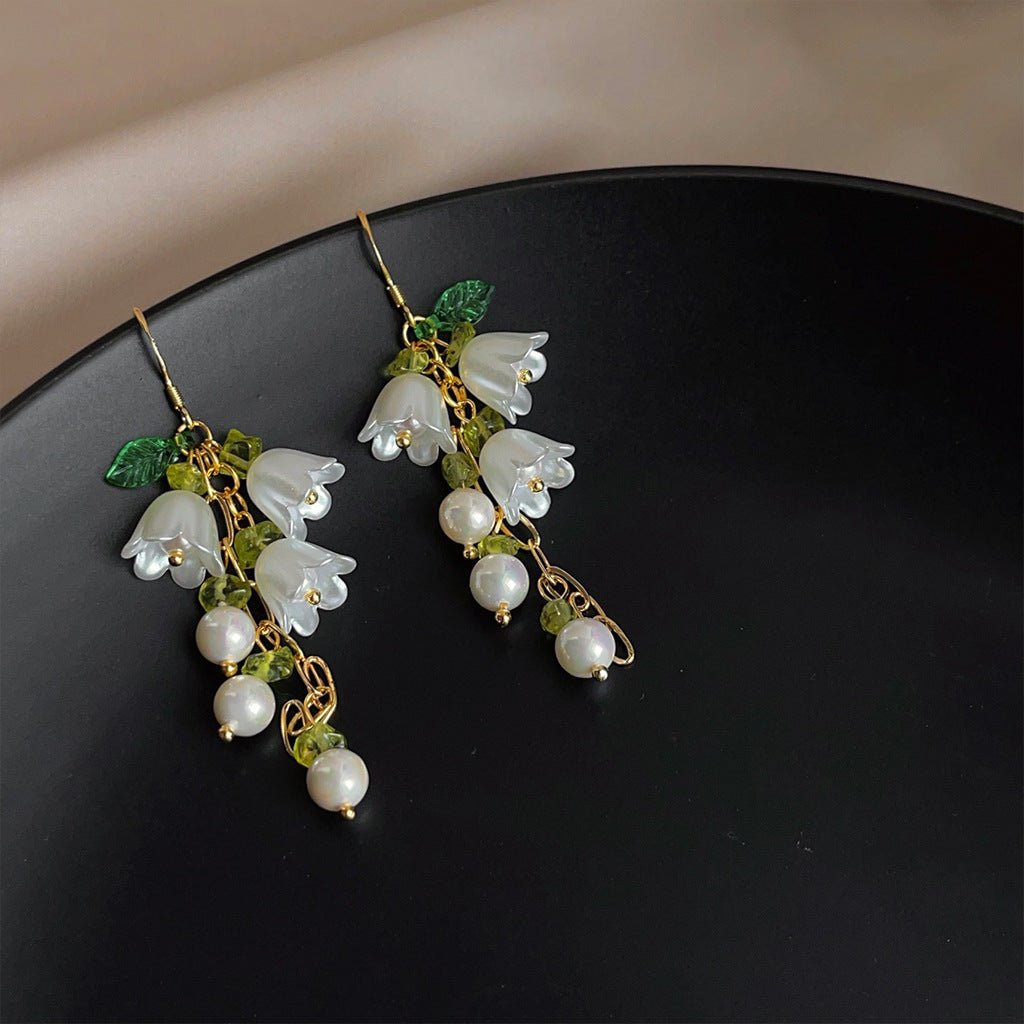 Lily of the Valley Earrings - Christy - Hypoallergenic - Abbott Atelier