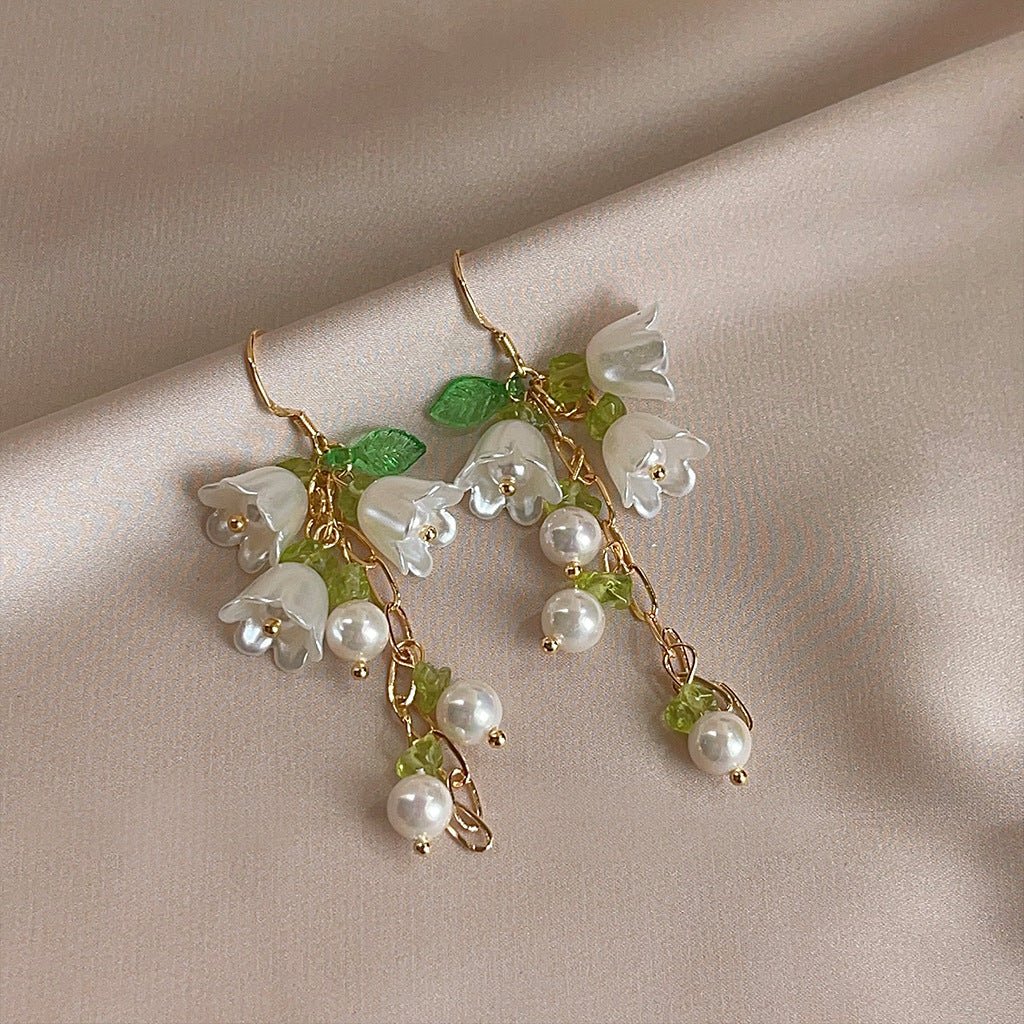 Lily of the Valley Earrings - Christy - Hypoallergenic - Abbott Atelier