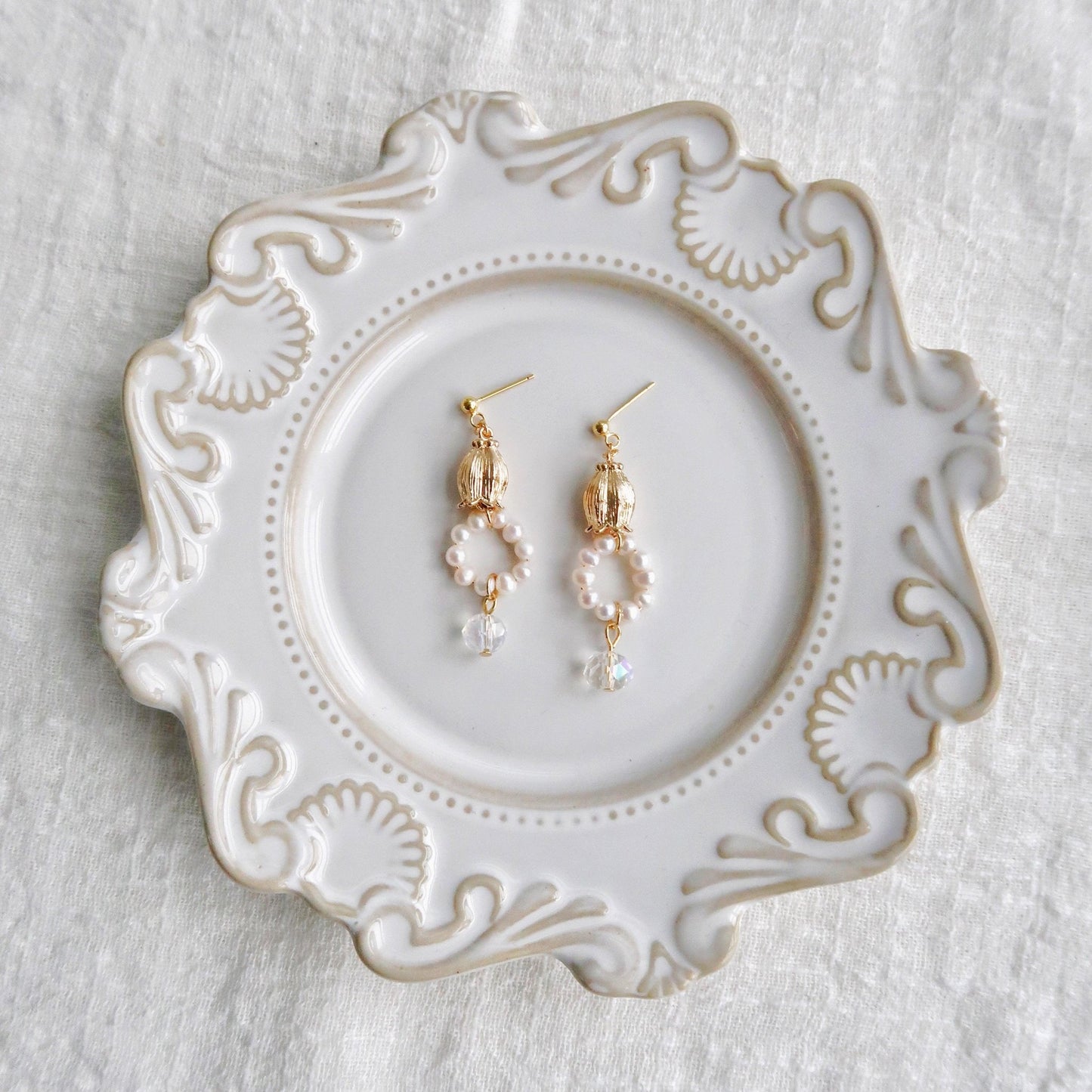Lily of the Valley Earrings - Hypoallergenic - Abbott Atelier