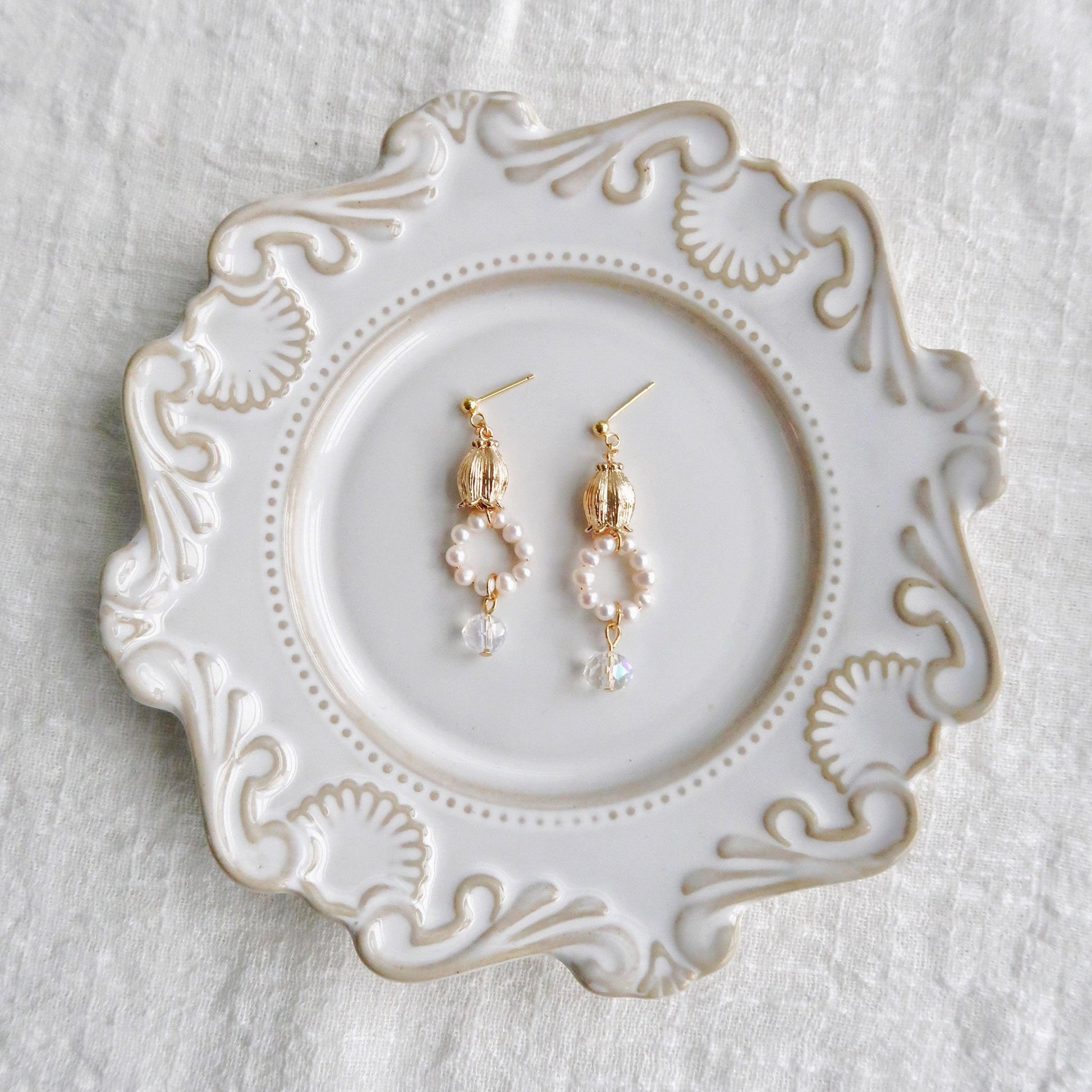 Lily of the Valley Earrings - Hypoallergenic - Abbott Atelier