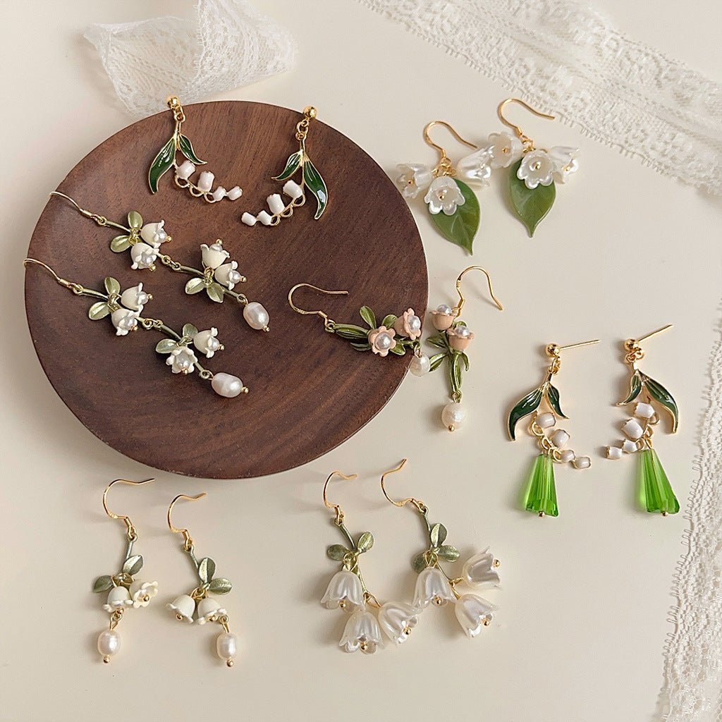 Lily of the Valley Earrings - Hypoallergenic - Abbott Atelier