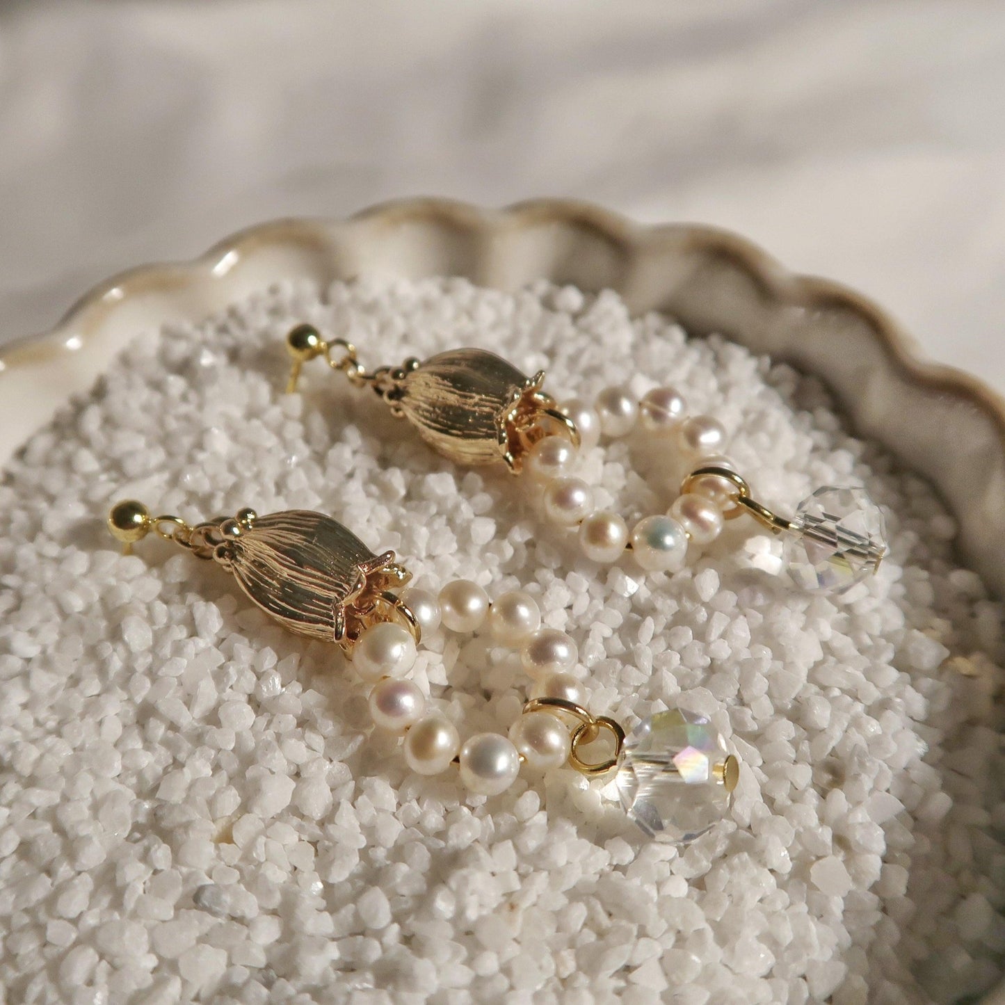 Lily of the Valley Earrings - Hypoallergenic - Abbott Atelier