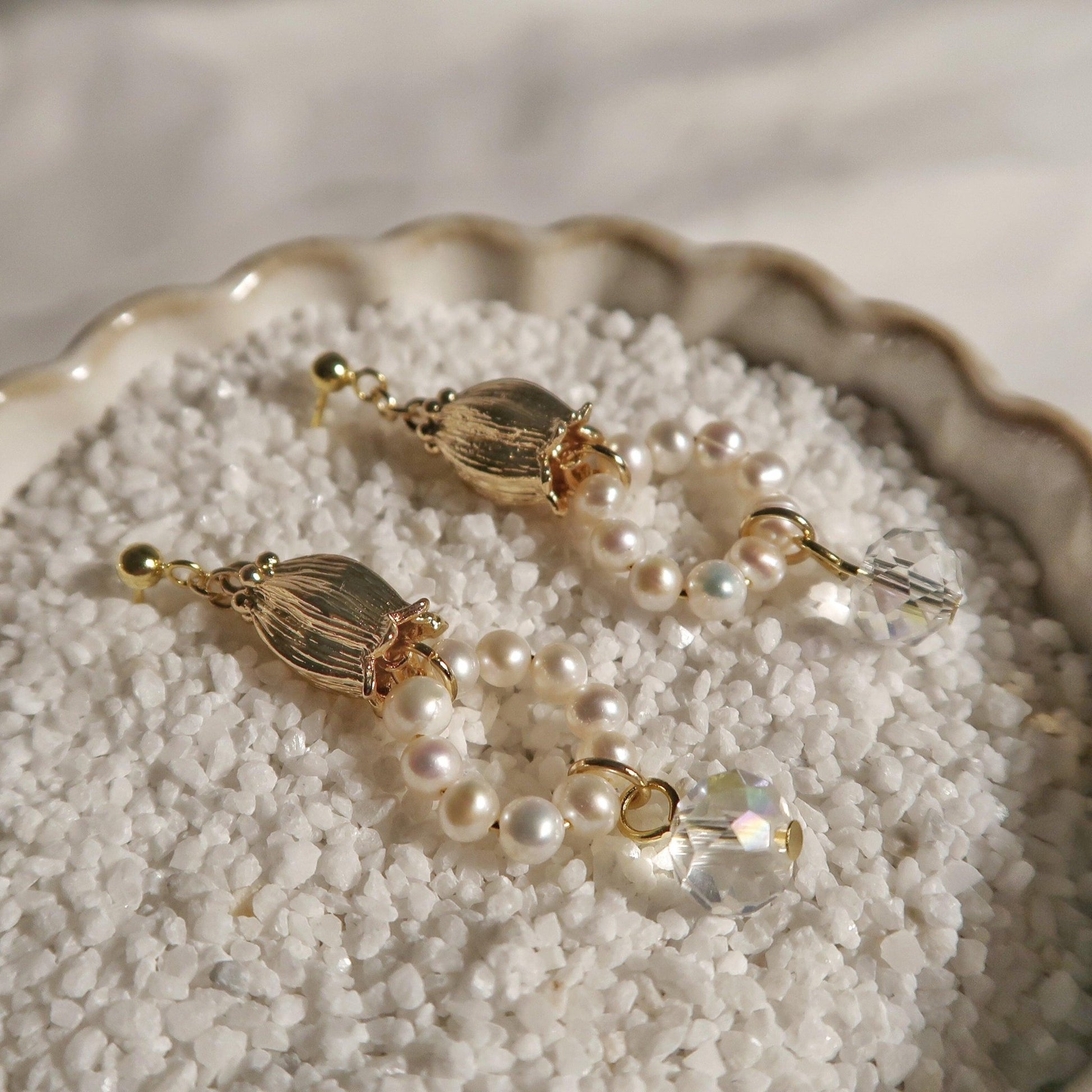 Lily of the Valley Earrings - Hypoallergenic - Abbott Atelier