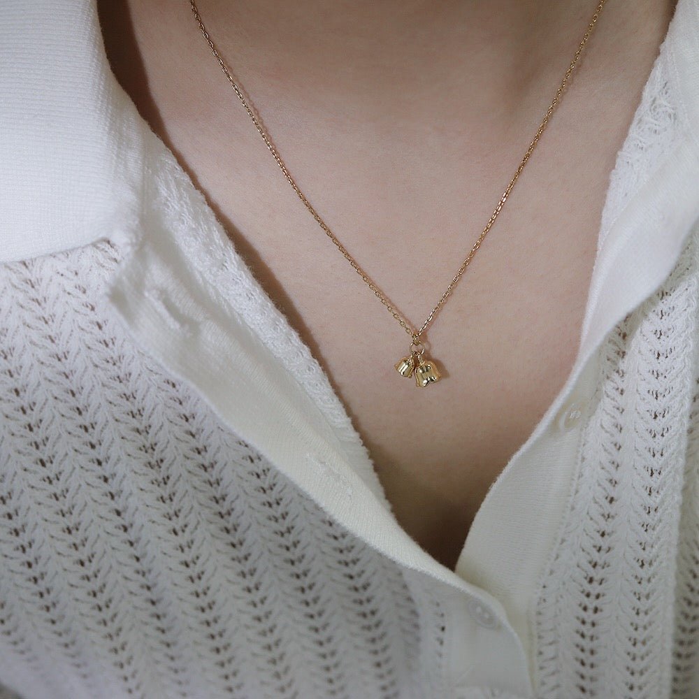 Lily of the Valley Necklace (Solid Silver) - Hypoallergenic - Abbott Atelier