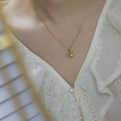 Lily of the Valley Necklace (Solid Silver) - Hypoallergenic - Abbott Atelier