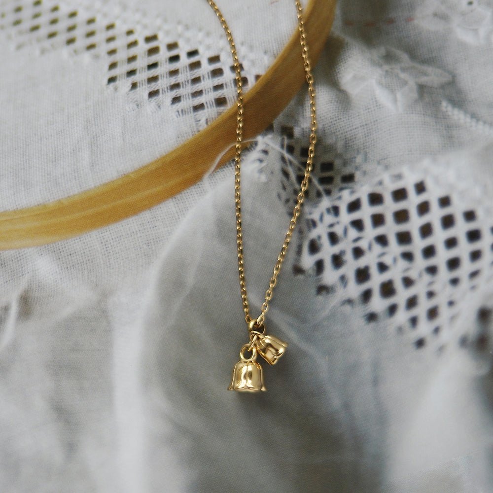 Lily of the Valley Necklace (Solid Silver) - Hypoallergenic - Abbott Atelier