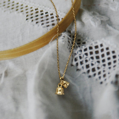 Lily of the Valley Necklace (Solid Silver) - Hypoallergenic - Abbott Atelier