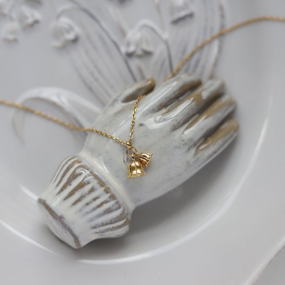Lily of the Valley Necklace (Solid Silver) - Hypoallergenic - Abbott Atelier