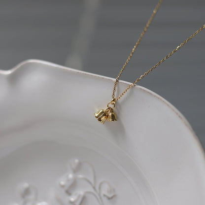Lily of the Valley Necklace (Solid Silver) - Hypoallergenic - Abbott Atelier