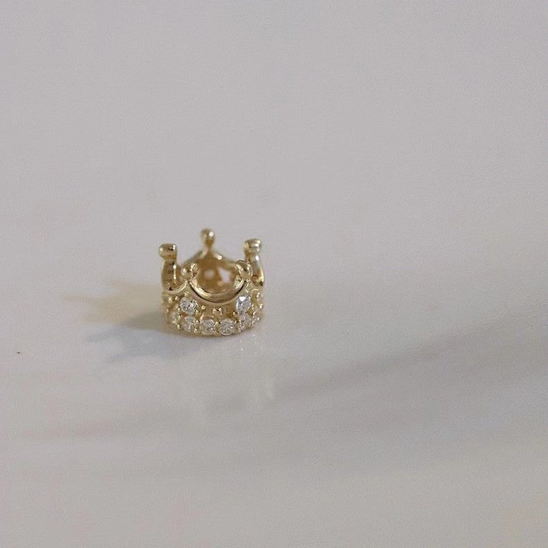 Little Prince Crown Necklace (Solid Silver)