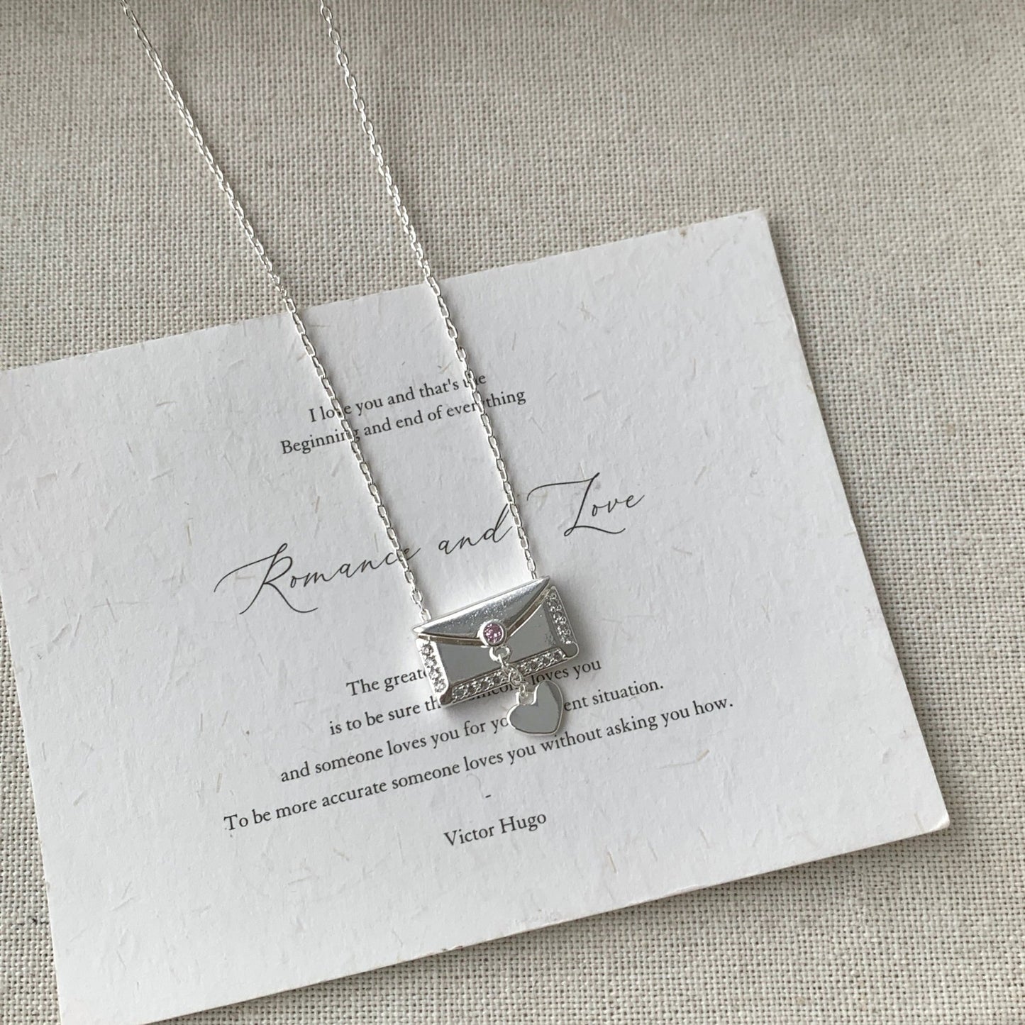 Love Letter Necklace - Gold Plated - Abbott Atelier