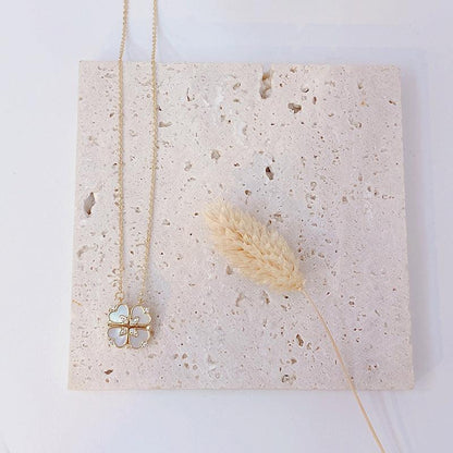 Lucky Clover Necklace (Convertible) - Gold - Plated - Abbott Atelier