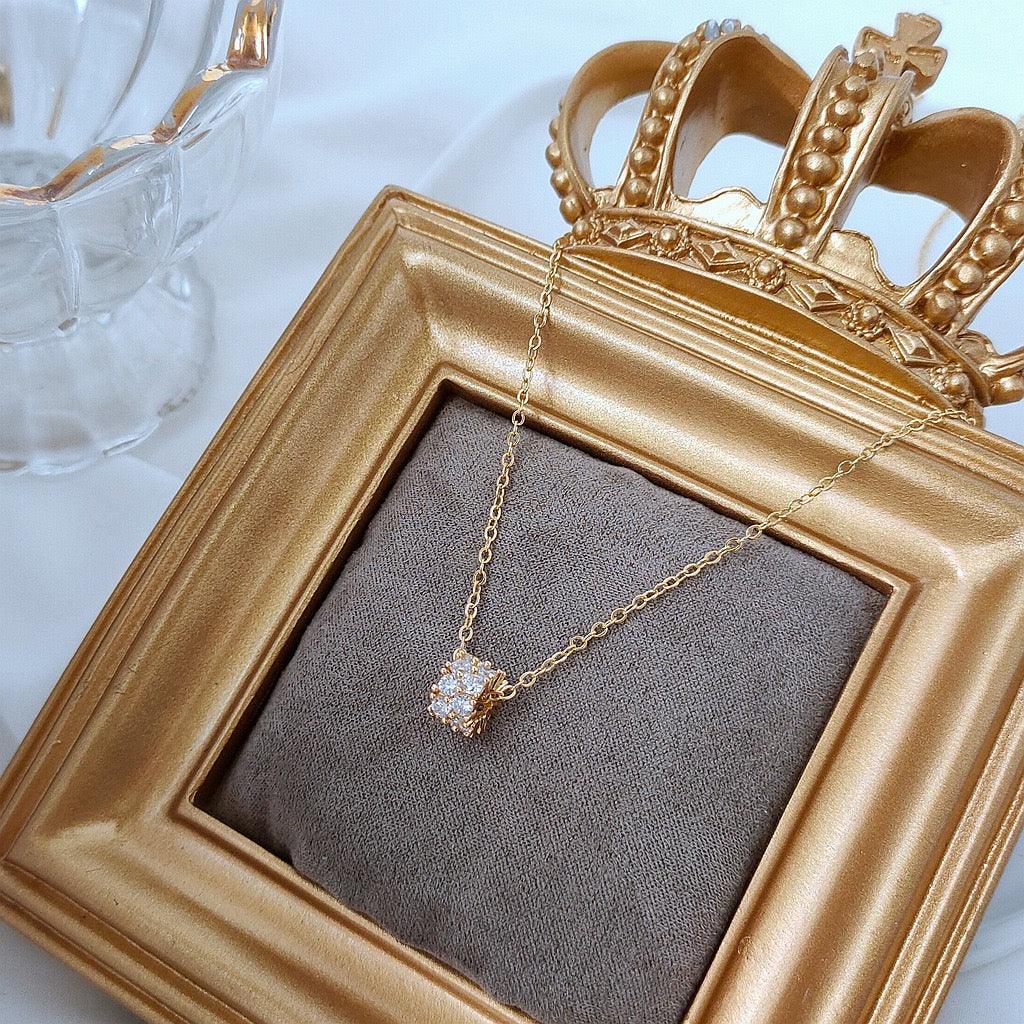 Lucky Wheel Necklace - Gold - Plated - Abbott Atelier