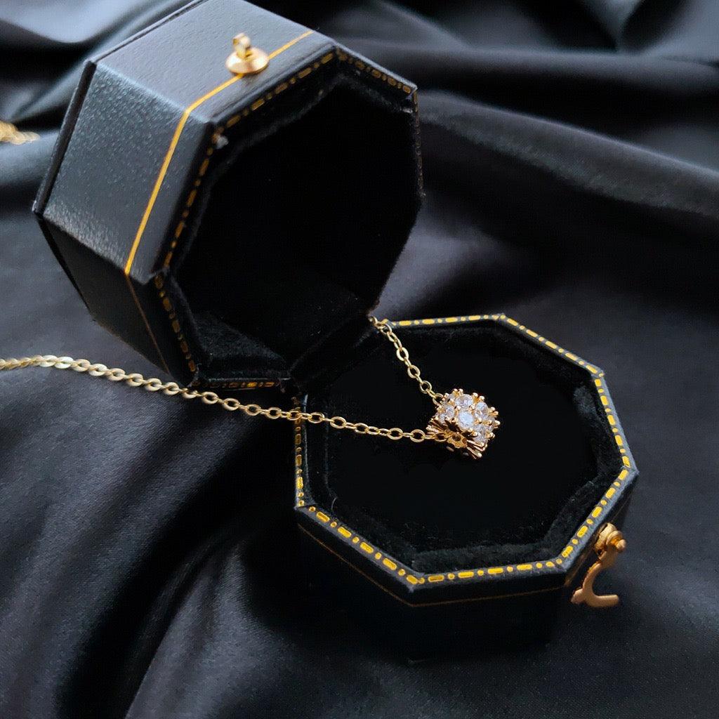Lucky Wheel Necklace - Gold - Plated - Abbott Atelier