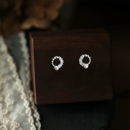Luna Pearl Earrings - Hypoallergenic - Abbott Atelier