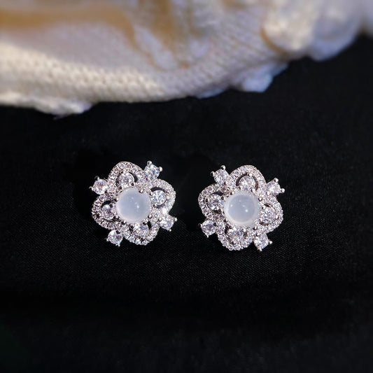 Lunaria Rococo Earrings - Hypoallergenic - Abbott Atelier