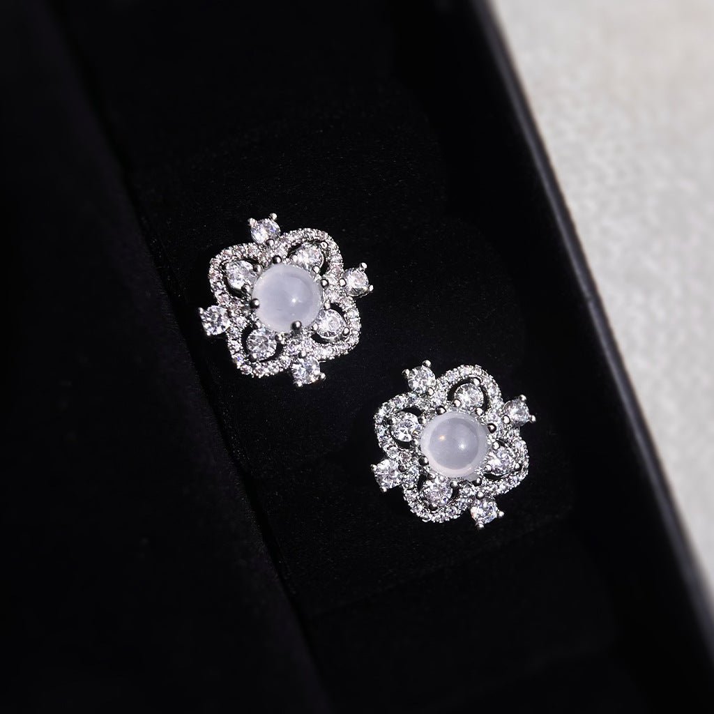 Lunaria Rococo Earrings - Hypoallergenic - Abbott Atelier