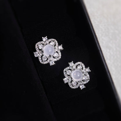Lunaria Rococo Earrings - Hypoallergenic - Abbott Atelier