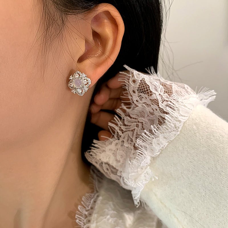 Lunaria Rococo Earrings - Hypoallergenic - Abbott Atelier