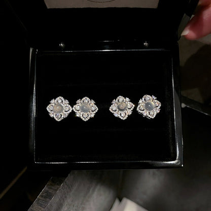 Lunaria Rococo Earrings - Hypoallergenic - Abbott Atelier