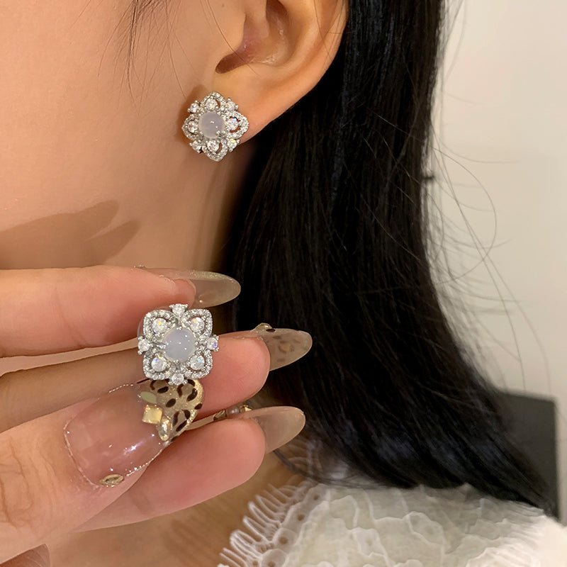 Lunaria Rococo Earrings - Hypoallergenic - Abbott Atelier