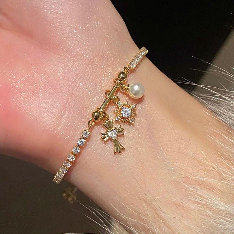 Lustre Charm Bracelet - Gold Plated - Abbott Atelier