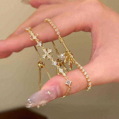 Lustre Charm Bracelet - Gold Plated - Abbott Atelier