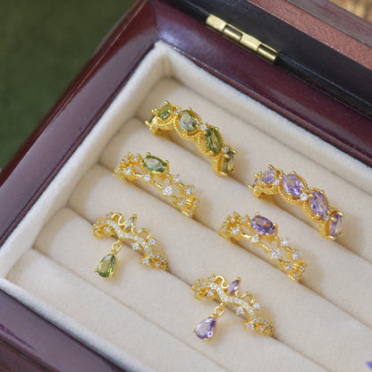 Majesté Amethyst Ring - Gold-Plated - Abbott Atelier