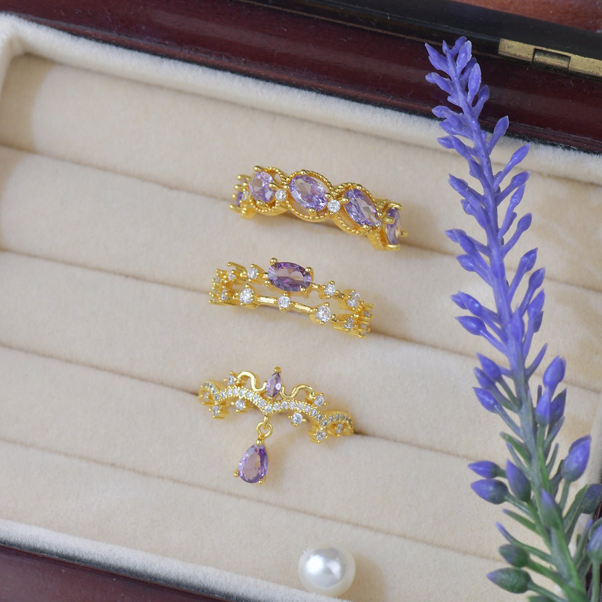 Majesté Amethyst Ring - Gold-Plated - Abbott Atelier